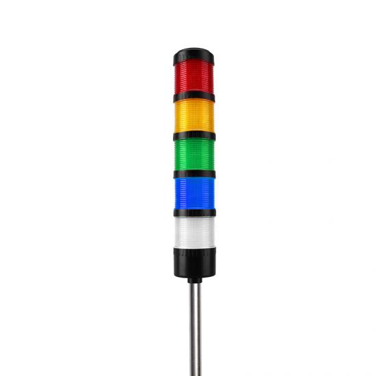 CNC signal warning light with switch button