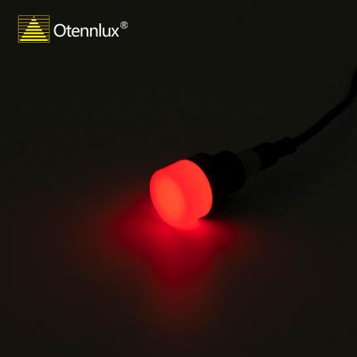 H30 manufacturer IP69K waterproof 24v 30mm milk white cover 3colors led signal Indicator light