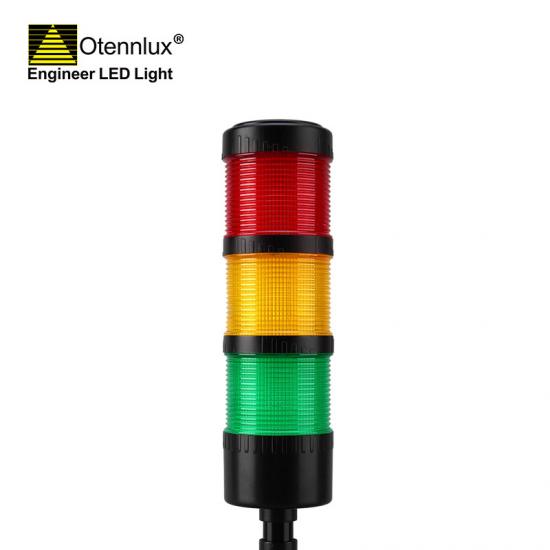 Signal Tower Light with Push Button Control Box
